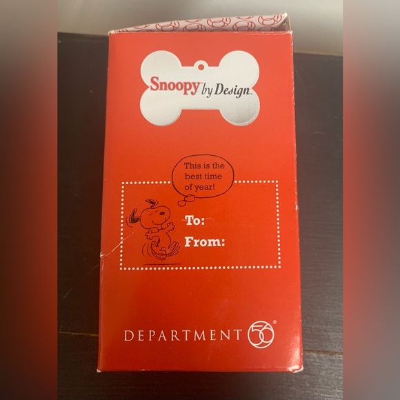 Department 56 Peanuts Santa Christmas Ornament - Red and White Vintage Snoopy - Picture 6 of 13